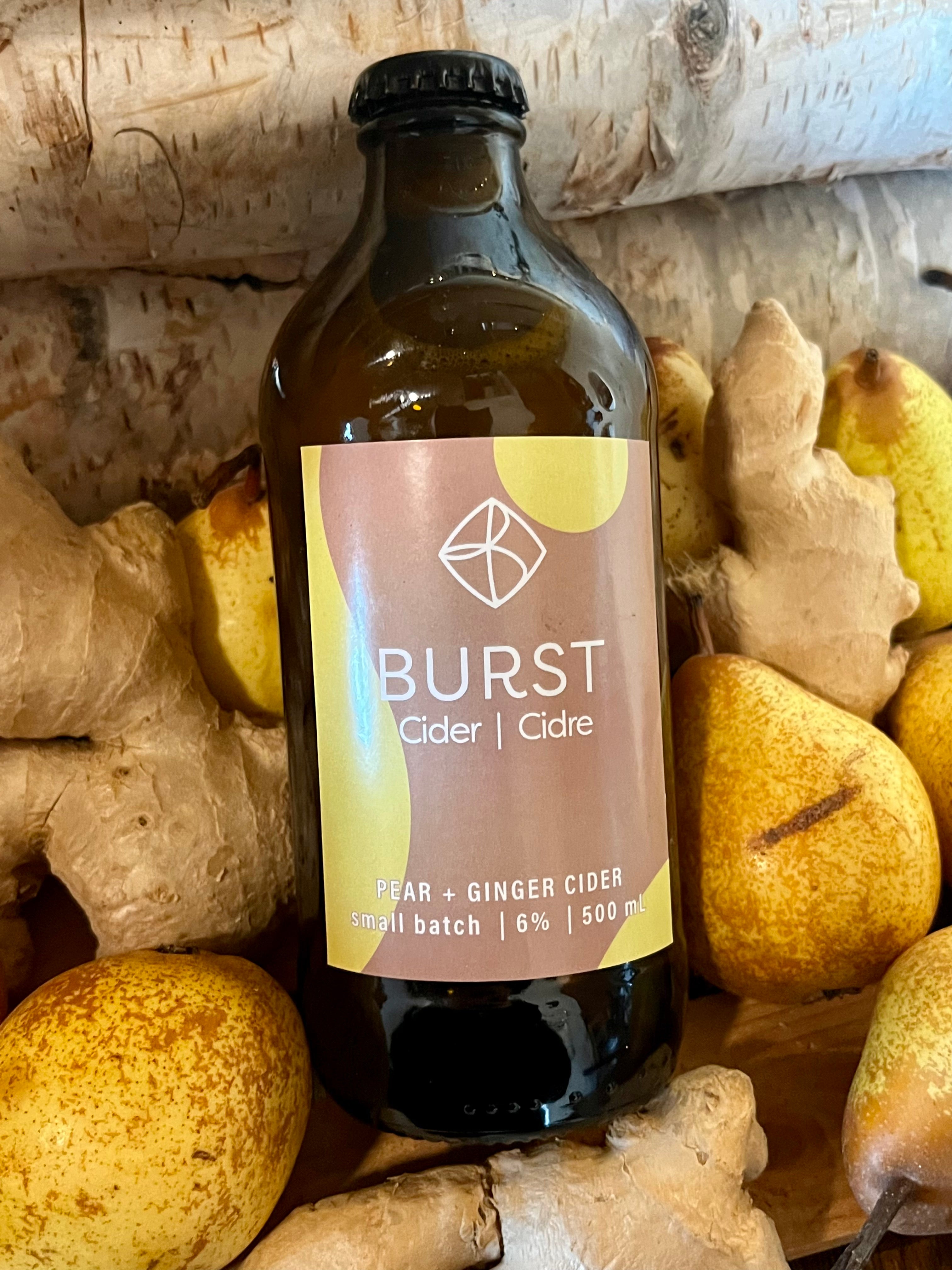 Burst Pear + Ginger Cider Orléans Brewing Co.