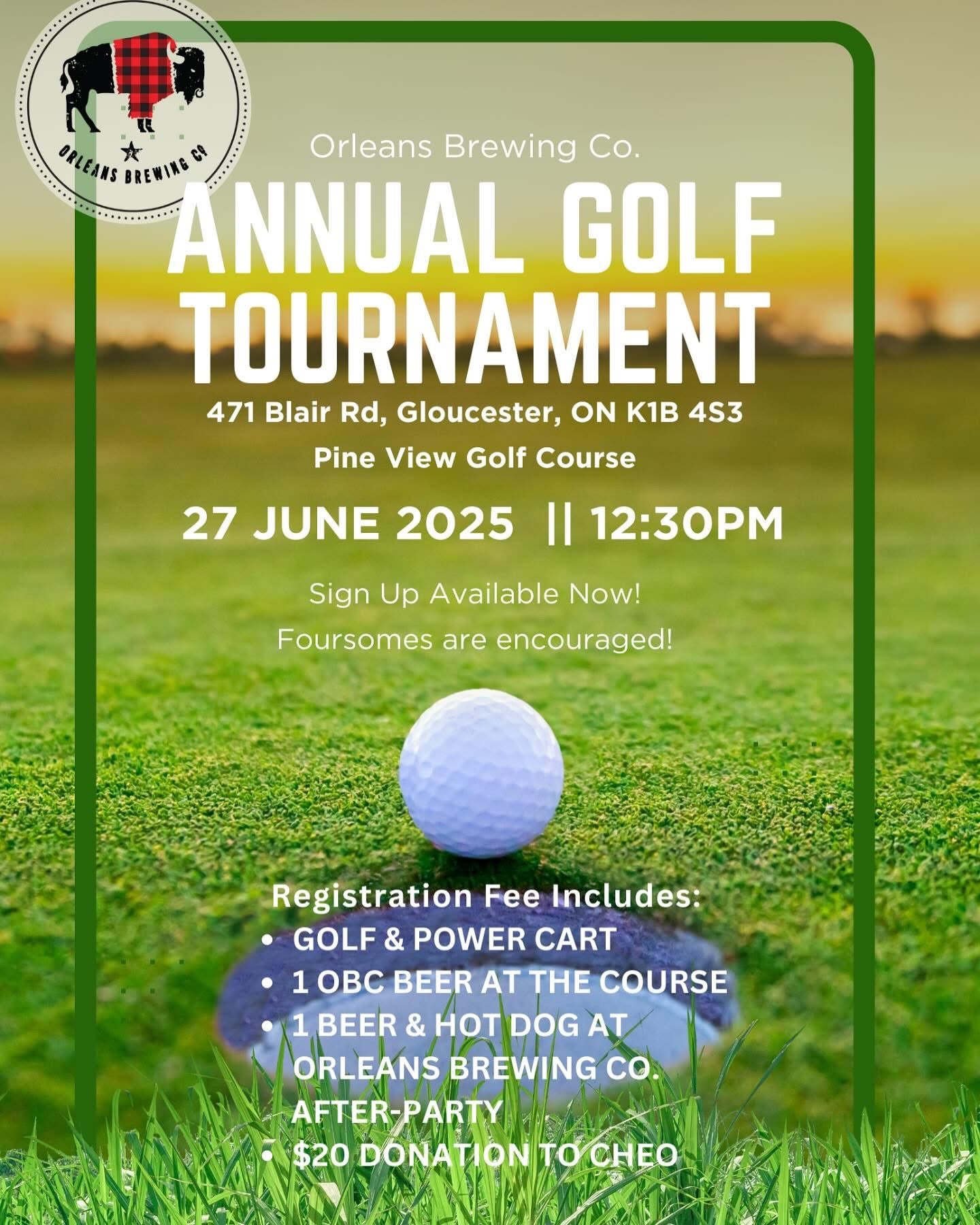 2nd Annual OBC Charity Golf Tournament 2025